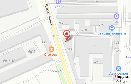 Столовая СпортАкадемТрансщит на карте