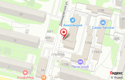 Магазин косметики и бытовой химии косметики, бытовой химии и товаров для сада на Демидовской улице на карте