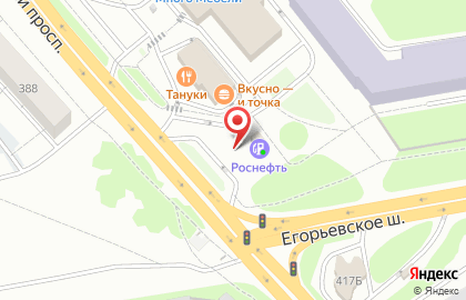 АЗС ТНК на Октябрьском проспекте на карте