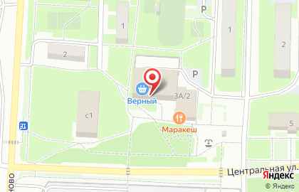 Универсам Верный в Москве на карте