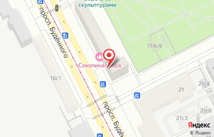 Мини-маркет на проспекте Будённого на карте