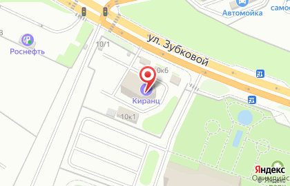 Автосервис Киранц на улице Зубковой на карте
