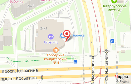 Центр айкидо и айкибудзюцу гендай кан в Санкт-Петербурге на карте
