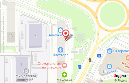 Магазин Красный бант в Советском районе на карте