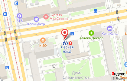 Терминал СберБанк на Кантемировской улице на карте