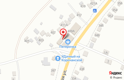 Супермаркет Пятёрочка на Корочанской улице на карте