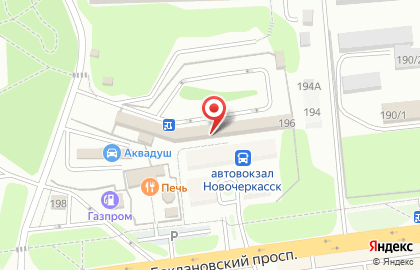 Закусочная на Баклановском проспекте на карте