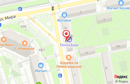 Оценочная компания Агентство поддержки бизнеса на улице Ленинградской на карте