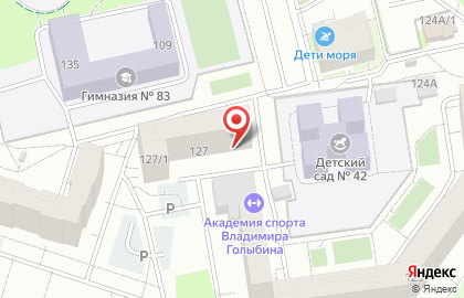 Продуктовый магазин в Тюмени на карте
