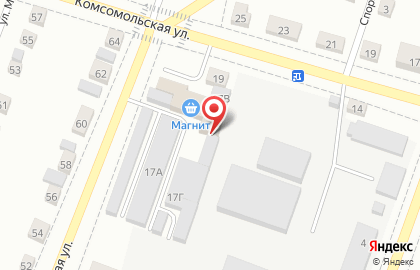 Сеть супермаркетов Магнит на Советской улице на карте