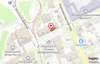Территориальный орган Федеральной службы государственной статистики по Ульяновской области на карте