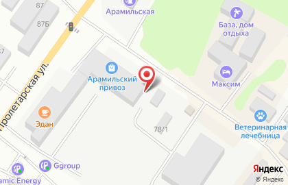 Производственно-торговая компания Шкафчик на Пролетарской улице на карте