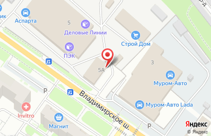 Кафе быстрого питания У Борисыча во Владимире на карте