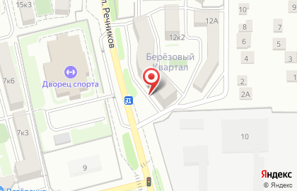 Ветеринарная клиника Здоровый питомец на улице Речников на карте
