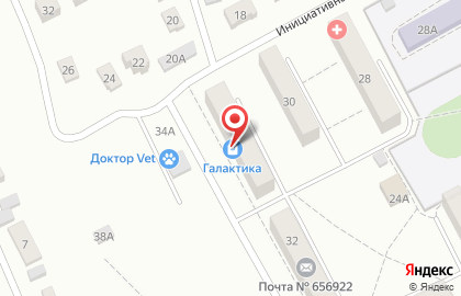 Торговый центр Галактика в Барнауле на карте