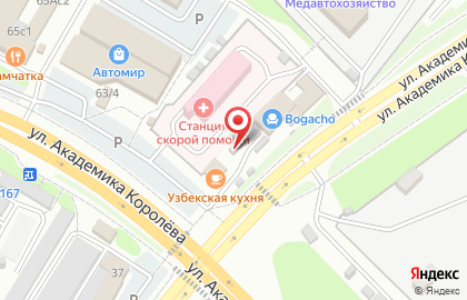 Магазин автозапчастей для автобусов в Петропавловске-Камчатском на карте