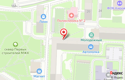 ПИК на улице Владимира Высоцкого на карте
