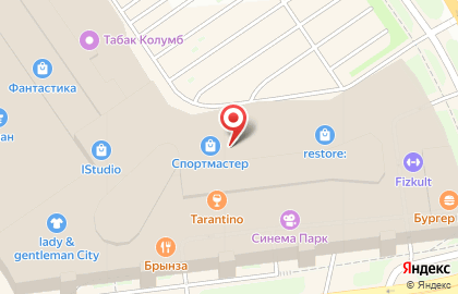 Спортивный магазин Спортмастер в Нижегородском районе на карте