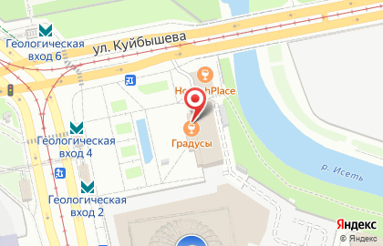 Бар-клуб Градусы на карте