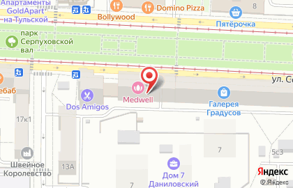 Школа танцев Non-Stop на метро Тульская на карте