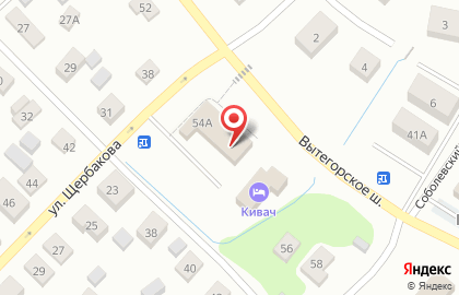 Продовольственный магазин Бородинский в Петрозаводске на карте