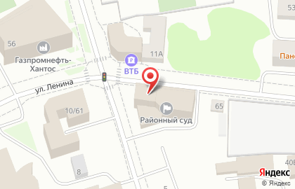 Ханты-Мансийский районный суд в Ханты-Мансийске на карте
