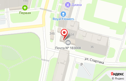 Фирменный магазин Деликат на улице Зои Космодемьянской на карте