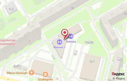 Детская секция тхэквондо на Комендантском проспекте на карте