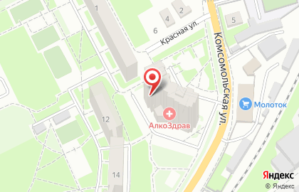 Коллегия адвокатов Московской области Фемида Ногинский филиал на Комсомольской на карте