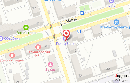 Почта Банк во Владимире на карте