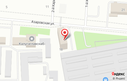 Автошкола ВИРАЖ на Азаровской улице на карте