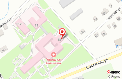 Центральная городская больница, г. Белокуриха на Советской улице на карте