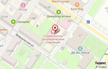 Подольская городская стоматологическая поликлиника на Красной улице на карте