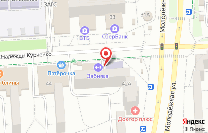 ССШОР Юный Динамовец на Молодёжной улице на карте