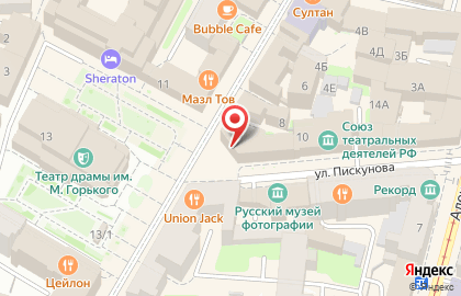 Кафе Шоколадница на улице Пискунова на карте