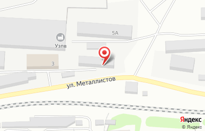 Торгово-производственная компания Металлический штакетник на улице Металлистов на карте
