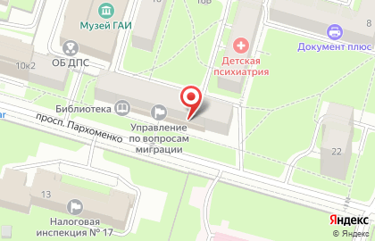 Центр социальной помощи семье и детям Выборгского района в Выборгском районе на карте