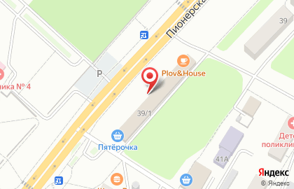 Магазин разливных напитков Beer & Fish в Октябрьском районе на карте