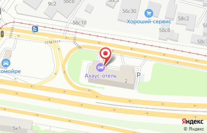 Отель Ахаус на карте