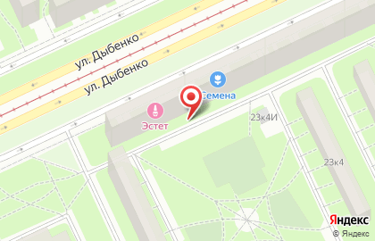 Семейный капитал на улице Дыбенко на карте