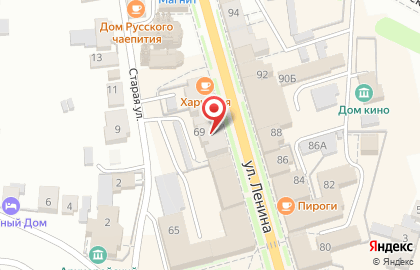 Продуктовый магазин Мясная лавка на улице Ленина на карте