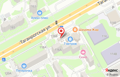 Магазин овощей и ягод на карте