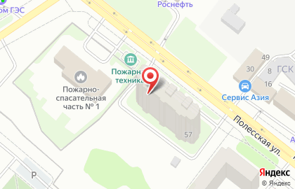 Столовка-Забаловка на Полесской улице на карте