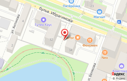 Дом Парикмахеров 12% на бульваре Ибрагимова на карте