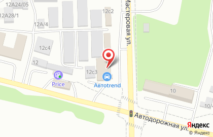 Торгово-ремонтная компания ТурбоМаркет на Автодорожной улице на карте