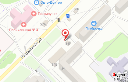 Магазин цветов Букет на Раздольной улице на карте
