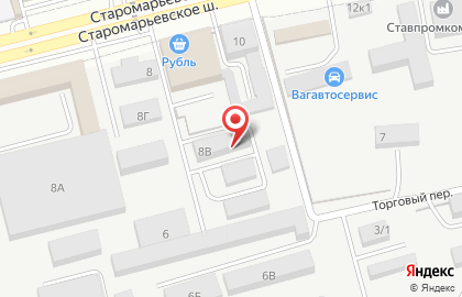 ООО Альфа-Торг на Старомарьевском шоссе на карте