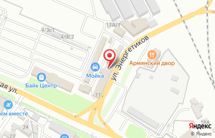 Специализированный спортивный магазин Триал-Спорт на улице Энергетиков на карте
