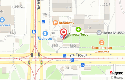 Сеть центров мобильной связи Связной на улице Труда, 38д на карте