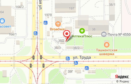 Сеть центров мобильной связи Связной на улице Труда, 38д на карте